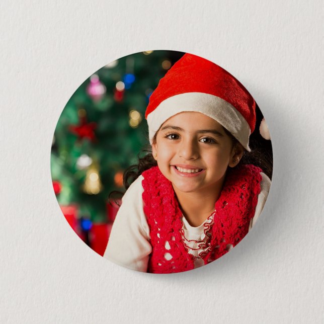 CHRISTMAS CUSTOM PHOTO BUTTON (Front)