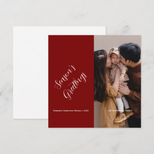 Christmas Customisable Photo and Text Holiday Card