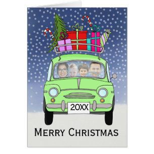 Christmas customisable photo card
