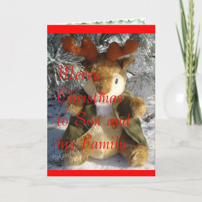 Christmas customize it holiday card (Front)