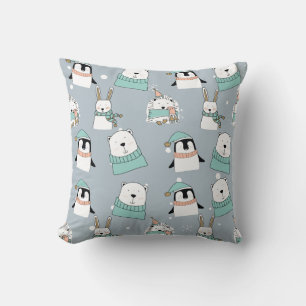 Christmas Cute Animals Cushion