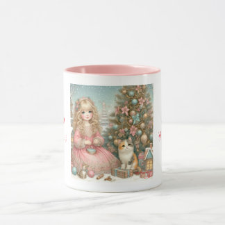 Christmas cute cats mug