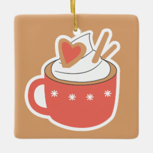  Christmas Cute  Ceramic Ornament
