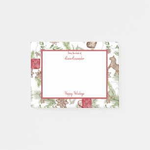 Christmas Cute Colourful Festive Scandinavian Post-it Notes