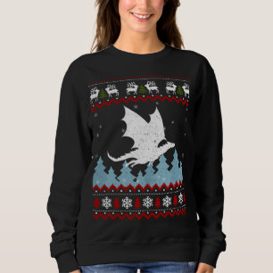 Christmas Cute Dragon Ugly Sweater Xmas
