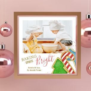 Christmas Cute Holiday Cookie Cutouts Whimsical  Photo Print