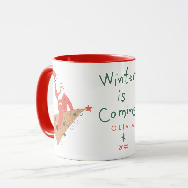 Christmas Cute Mug (Front Left)