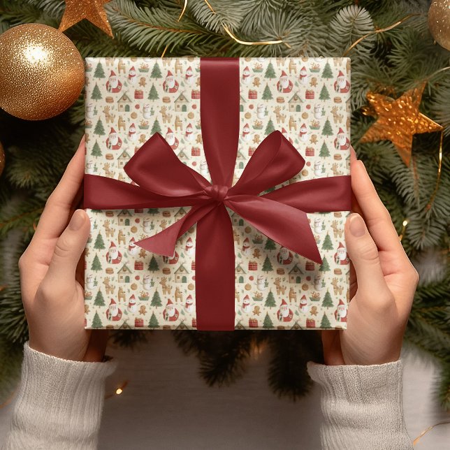 Christmas Cute Pattern | Holiday Wrapping Paper (Creator Uploaded)