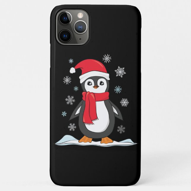 Christmas Cute Penguin Case-Mate iPhone Case (Back)