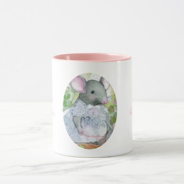 Christmas cute persian cat mug (Center)