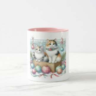 Christmas cute persian cat mug