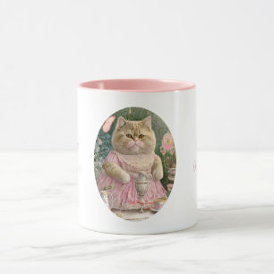 Christmas cute persian cat mug