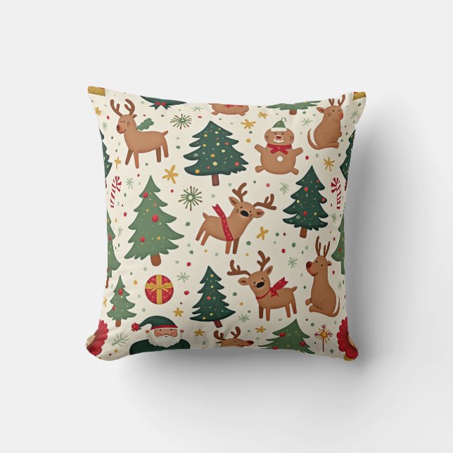 Christmas cute pillow cushion (Front)