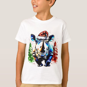 Christmas cute rhino T-Shirt