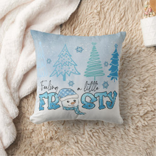 Christmas Cute Snowman Cushion