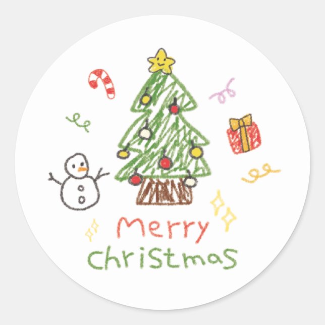 Christmas cute stickers (Front)