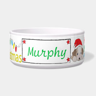 Christmas Cuteness Pet Bowl Furry Little Xmas