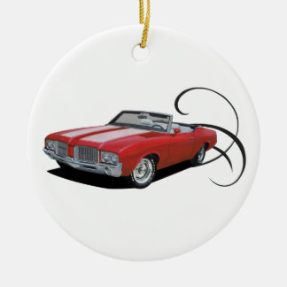 Christmas Cutlass Ceramic Ornament