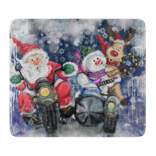 Christmas Cutting Board Happy Christmas Friends