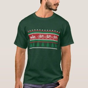 Christmas Cycling T Shirt