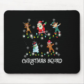 Christmas Dab Santa Friends Matching Family Mouse Pad