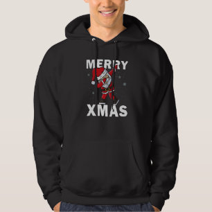 Christmas Dabbing Santa Ugly Christmas   Hoodie