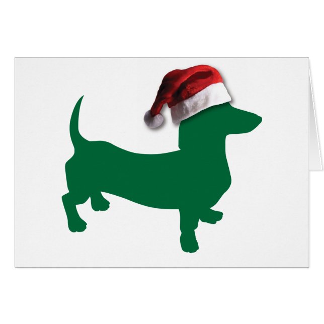 Christmas Dachshund (Front Horizontal)