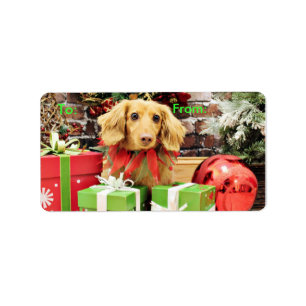 Christmas - Dachshund - Bo Label