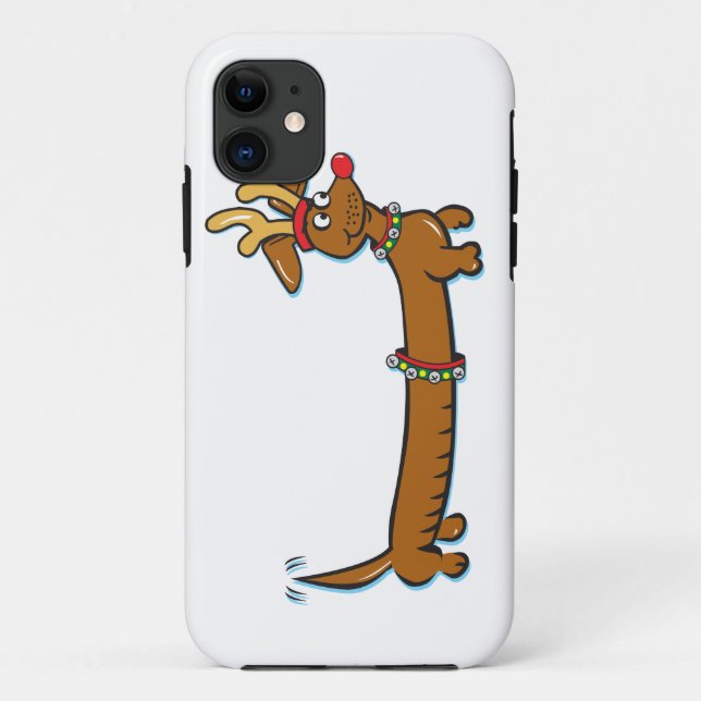 Christmas Dachshund Case-Mate iPhone Case (Back)