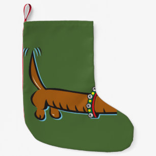 Christmas Dachshund Small Christmas Stocking