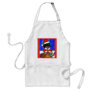 Christmas Dachshund Standard Apron