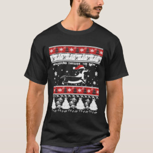 Christmas Dachshund Through The Snow T-Shirt