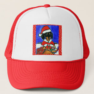 Christmas Dachshund Trucker Hat
