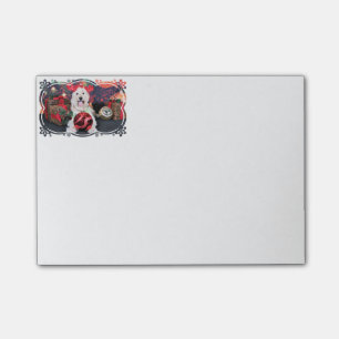 Christmas - Daisy - Goldendoodle Post-it Notes