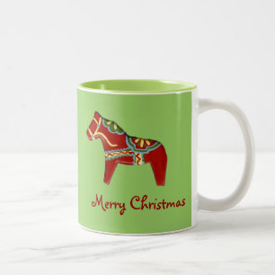 Christmas Dala Horse Mug
