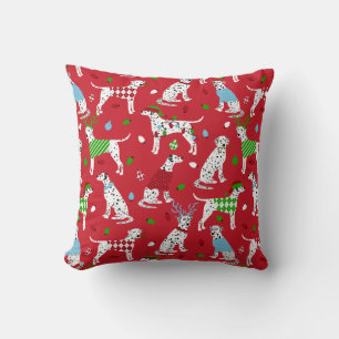 Christmas Dalmatian Cushion