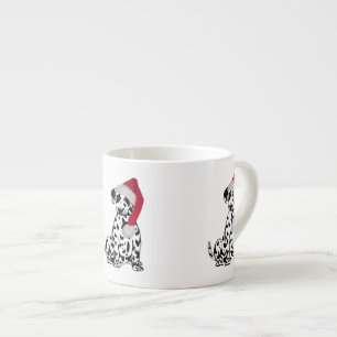 Christmas Dalmatian Espresso Cup