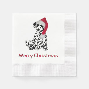 Christmas Dalmatian Napkin