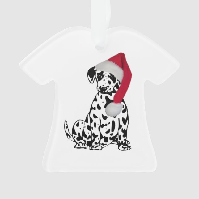 Christmas Dalmatian Ornament (Front)