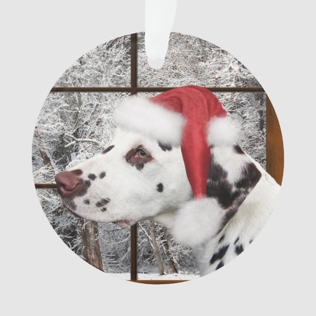 Christmas dalmatian ornament (Front)