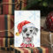 Christmas Dalmatian Pet Xmas Hat Scarf Funny Dog H