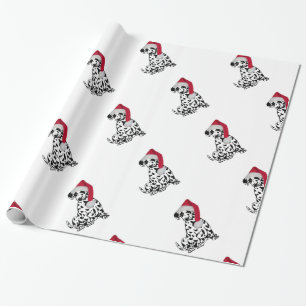Christmas Dalmatian Wrapping Paper