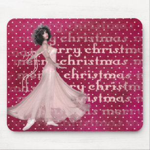 Christmas Dancer - Holiday/Ballerina Mousepad