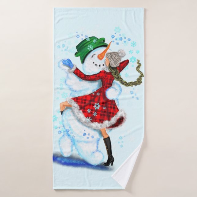Christmas Dancers Bath Towel (Bath Towel)