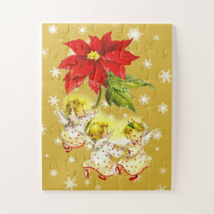 Christmas Dancing Baby Angels Children's Puzzle