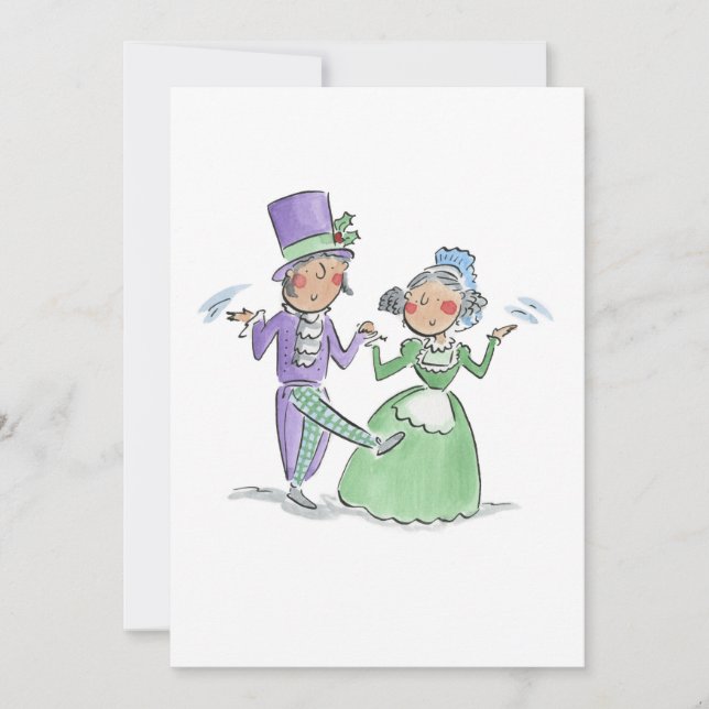 Christmas Dancing Invitation (Front)