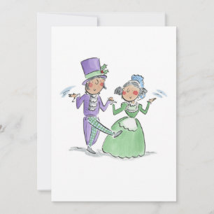 Christmas Dancing Invitation