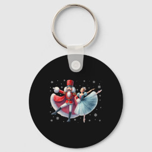 Christmas Dancing Nutcracker Ballet Dance Women Ki Key Ring