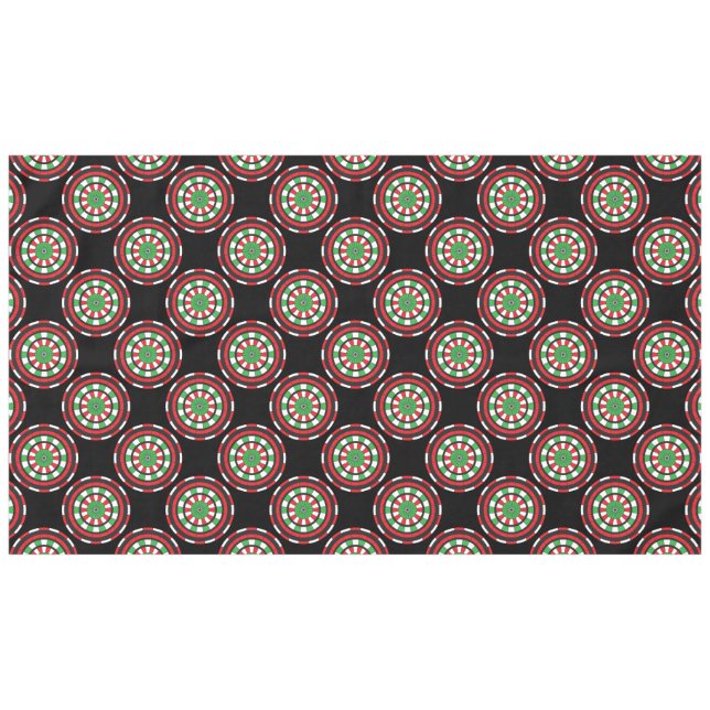 Christmas Dartboards Tablecloth (Front (Horizontal))
