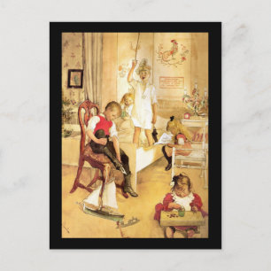 Christmas Day in the Nursery Holiday Postcard